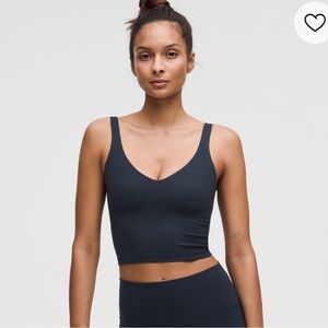 Lululemon Align Tank A/B cups navy blue